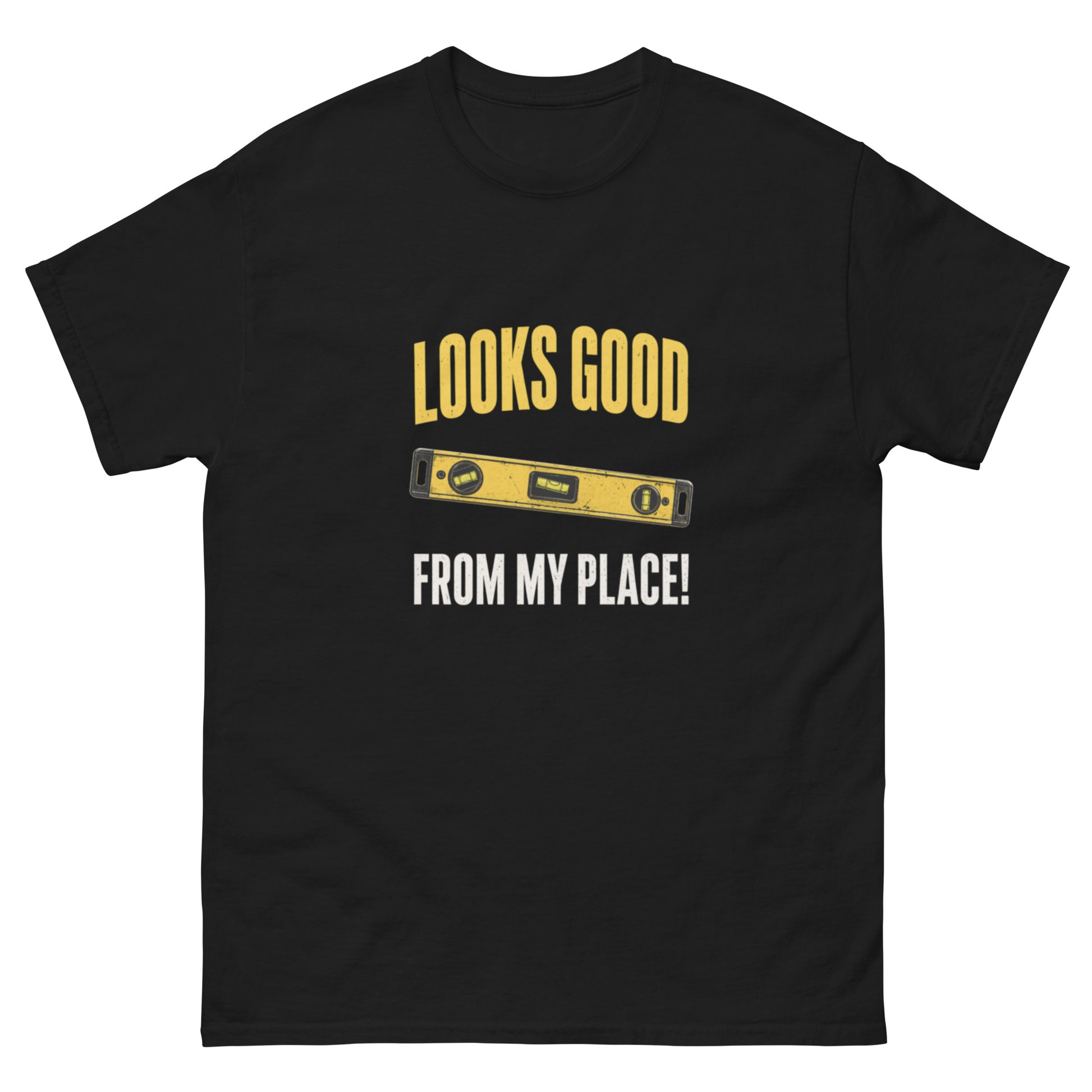 Looks Good From My Place tee - Black mockup