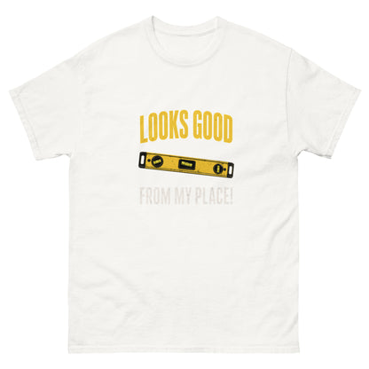 Looks Good From My Place tee - White mockup
